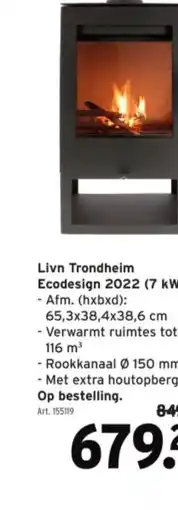GAMMA Livn Trondheim Ecodesign 2022 (7 kW) aanbieding