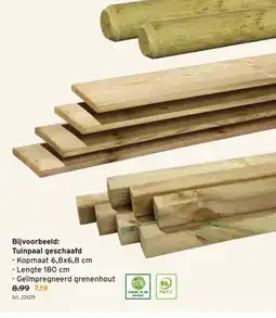 GAMMA Tuinpaal geschaafd aanbieding