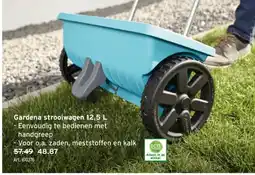 GAMMA Gardena strooiwagen 12,5 L aanbieding