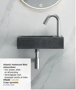 GAMMA Atlantic fonteinset Billy natuursteen aanbieding