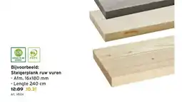 GAMMA Steigerplank ruw vuren aanbieding