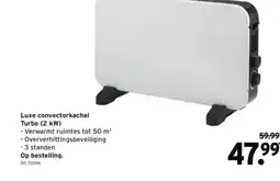 GAMMA Luxe convectorkachel Turbo (2 kW) aanbieding
