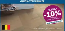 Zelfbouwmarkt Quick-step parket aanbieding