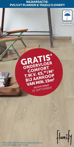 Zelfbouwmarkt PVC/LVT Planken & tegels floorify aanbieding