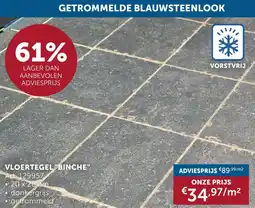 Zelfbouwmarkt Vloertegel Binche aanbieding