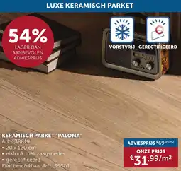 Zelfbouwmarkt Keramisch parket Paloma aanbieding