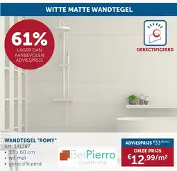 Zelfbouwmarkt Belpierro wandtegel Romy aanbieding