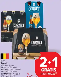 Carrefour Cornet bier aanbieding