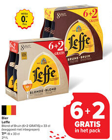 Carrefour Leffe bier aanbieding