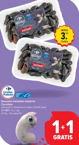 Carrefour Zeeuwse mosselen Impérial Carrefour aanbieding