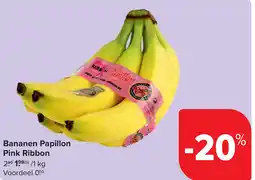 Carrefour Bananen Papillon Pink Ribbon aanbieding
