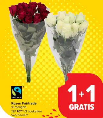 Carrefour Rozen Fairtrade aanbieding