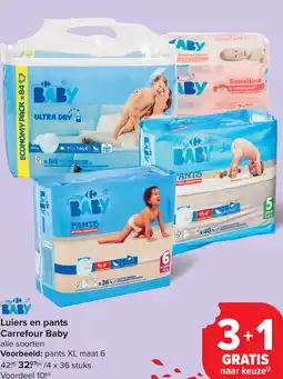 Carrefour Luiers en pants Carrefour Baby aanbieding