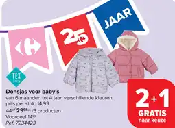 Carrefour Donsjas voor baby's aanbieding