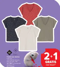 Carrefour T-shirt voor dames aanbieding