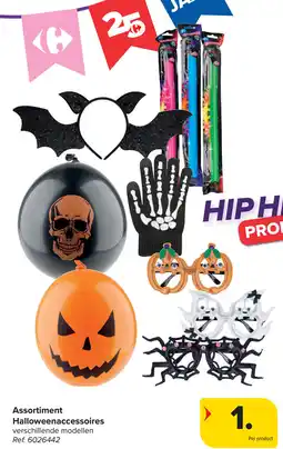Carrefour Assortiment Halloweenaccessoires aanbieding