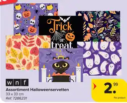 Carrefour Assortiment Halloweenservetten aanbieding
