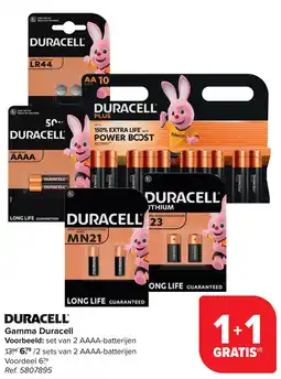 Carrefour Gamma Duracell aanbieding