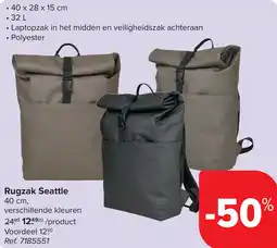 Carrefour Rugzak Seattle aanbieding