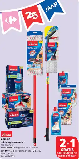 Carrefour Vileda Gamma reinigingsproducten aanbieding