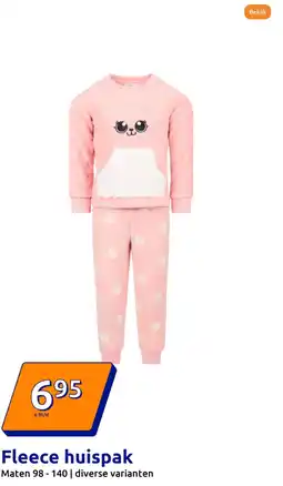 Action Fleece huispak aanbieding