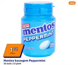 Action Mentos kauwgom Peppermint aanbieding