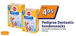 Action Pedigree Dentastix hondensnacks aanbieding
