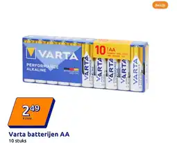 Action Varta batterijen AA aanbieding