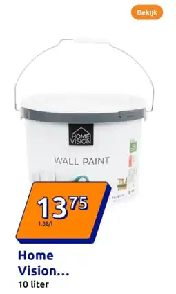 Action Home Vision matte muurverf wit aanbieding