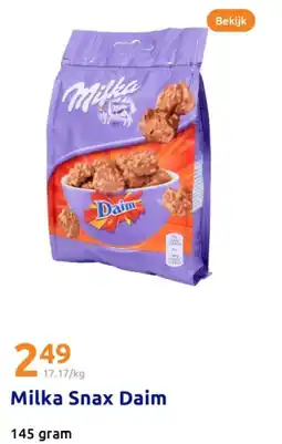 Action Milka Snax Daim aanbieding