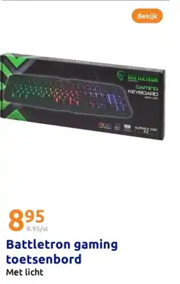 Action Battletron gaming toetsenbord aanbieding