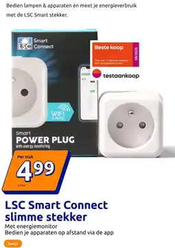 Action LSC Smart Connect slimme stekker aanbieding