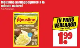 Dirk Mousline aardappelpuree à la minute naturel aanbieding