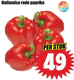 Dirk Hollandse rode paprika aanbieding