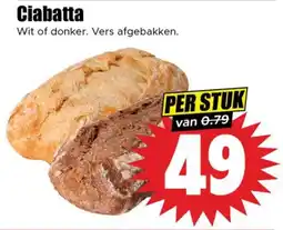 Dirk Ciabatta aanbieding