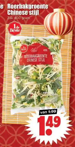 Dirk Roerbakgroente Chinese stijl aanbieding