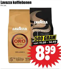 Dirk Lavazza koffiebonen aanbieding
