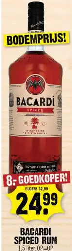 Dirk Bacardi Spiced Rum aanbieding