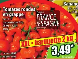 Norma Tomates rondes en grappe aanbieding