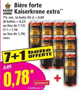 Norma Bière Forte Kaiserkrone Extra aanbieding