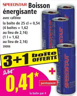 Norma Speedstar boisson énergisante aanbieding