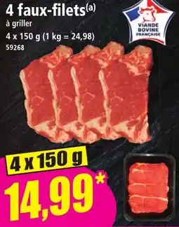 Norma 4 faux-filets à griller aanbieding