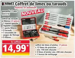 Norma Kraft Coffret de limes ou tarauds aanbieding