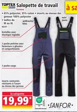 Norma TopTex Salopette de travail homme aanbieding