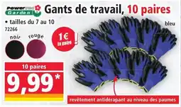 Norma Power Garden Gants de travail aanbieding