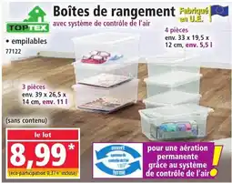 Norma Toptex Boîtes de rangement aanbieding