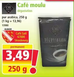 Norma Or Brun Café Moulu Dégustation aanbieding