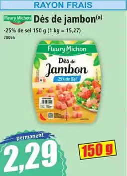 Norma Fleury Michon Dés de jambon aanbieding