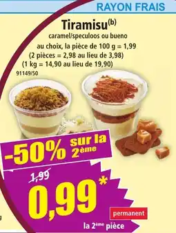 Norma Tiramisu aanbieding