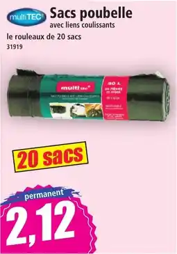 Norma multiTEC Sacs Poubelle aanbieding